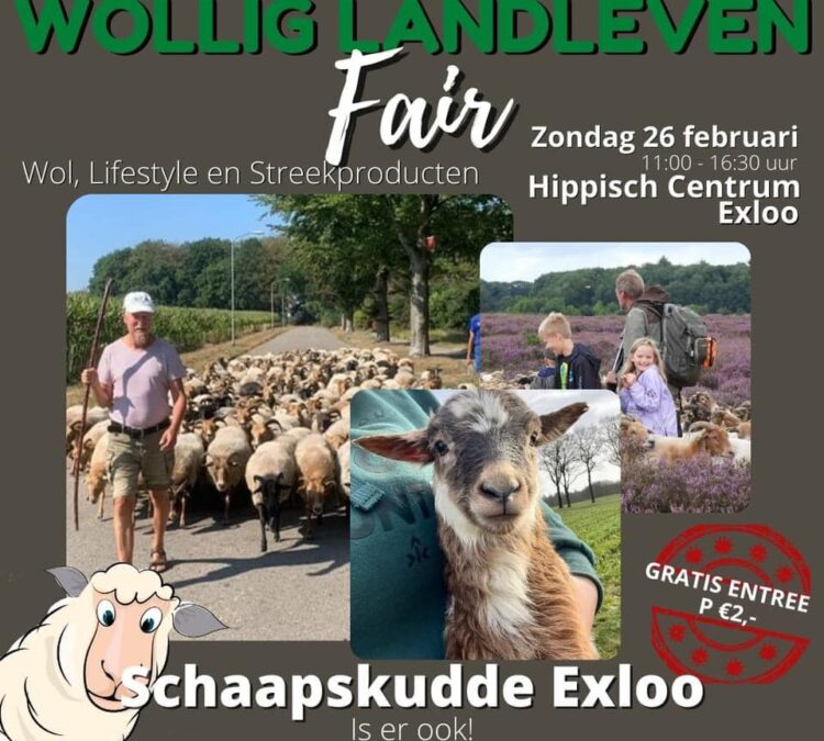 Fair Wollig Landleven op 26 februari in Exloo