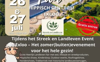 Streek en Landleven Fair in Exloo op 26 en 27 juli